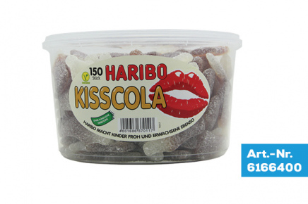 Haribo-KISS-COLA-DOSE-150-STUeCK