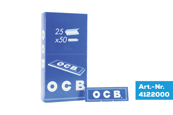 OCB Blau kurz 25x50 Blatt